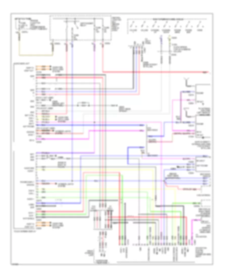 Radio Wiring Diagram High Line 1 of 3 for Land Rover Range Rover Sport HSE 2009