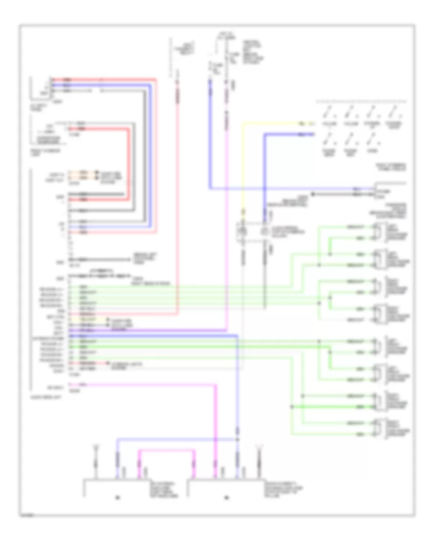 Radio Wiring Diagram Low Line for Land Rover Range Rover Sport HSE 2009