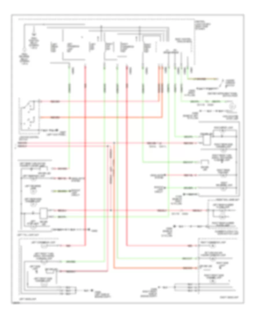 Exterior Lamps Wiring Diagram (2 of 2) for Land Rover Discovery 4 2010
