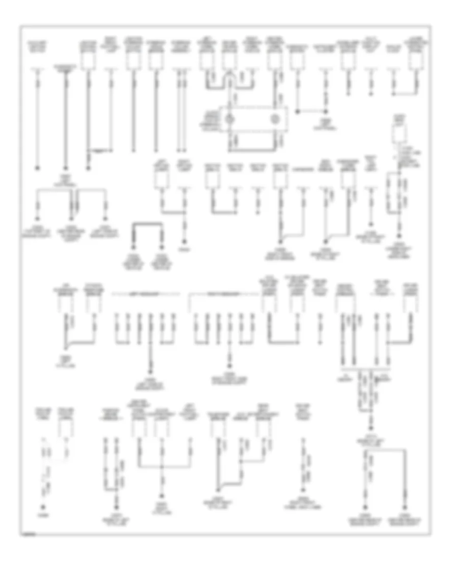 Ground Distribution Wiring Diagram 3 of 3 for Land Rover Discovery 4 2010