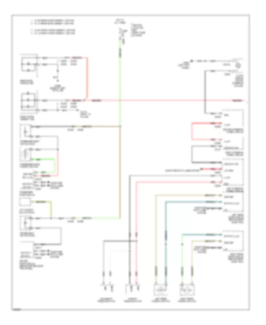 Instrument Illumination Wiring Diagram (1 of 2) for Land Rover Discovery 4 2010