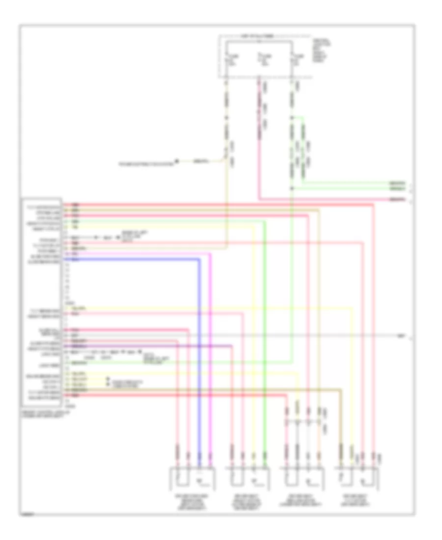 Memory Seat Wiring Diagram 1 of 2 for Land Rover Discovery 4 2010