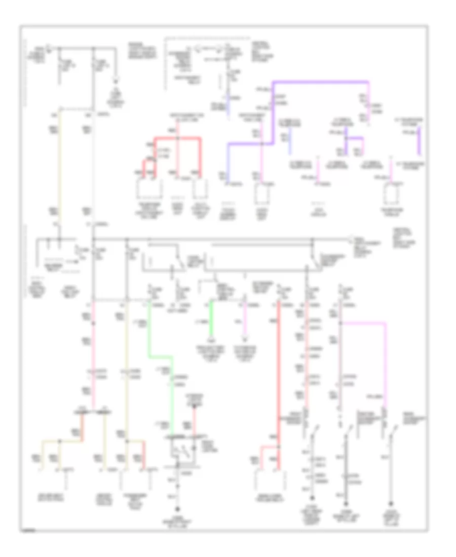Power Distribution Wiring Diagram 2 of 4 for Land Rover Discovery 4 2010