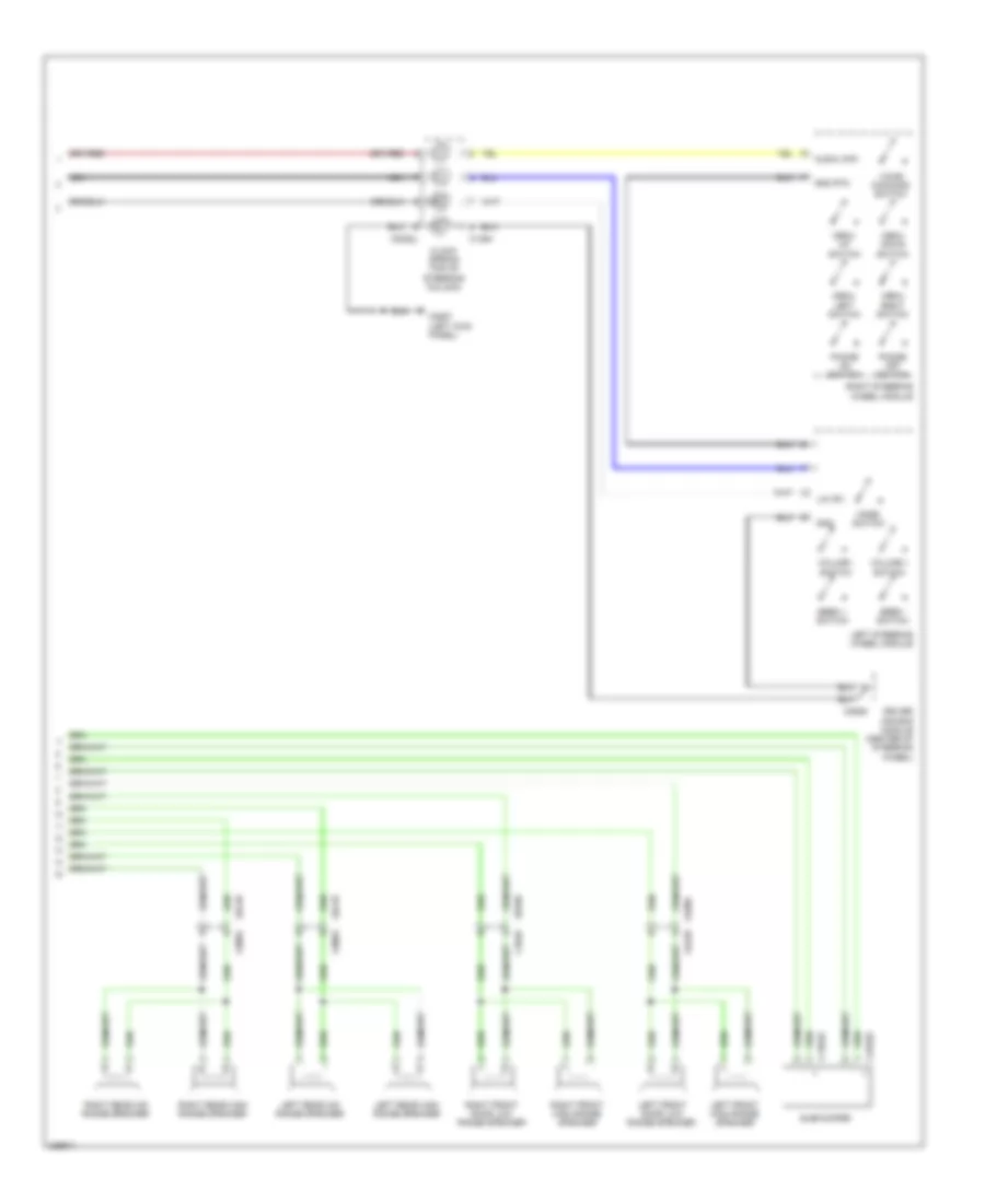 Radio Wiring Diagram, Midline (2 of 2) for Land Rover Discovery 4 2010