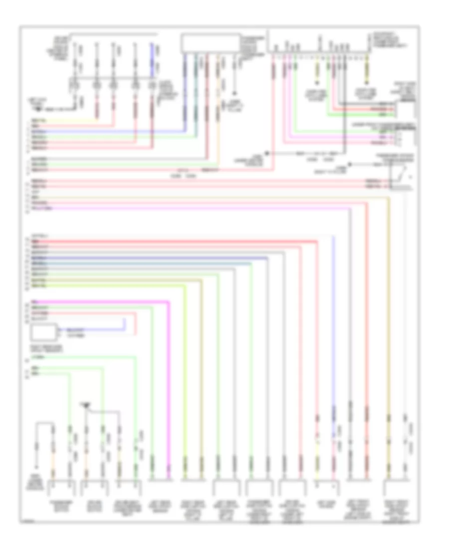 Supplemental Restraints Wiring Diagram 2 of 2 for Land Rover Discovery 4 2010