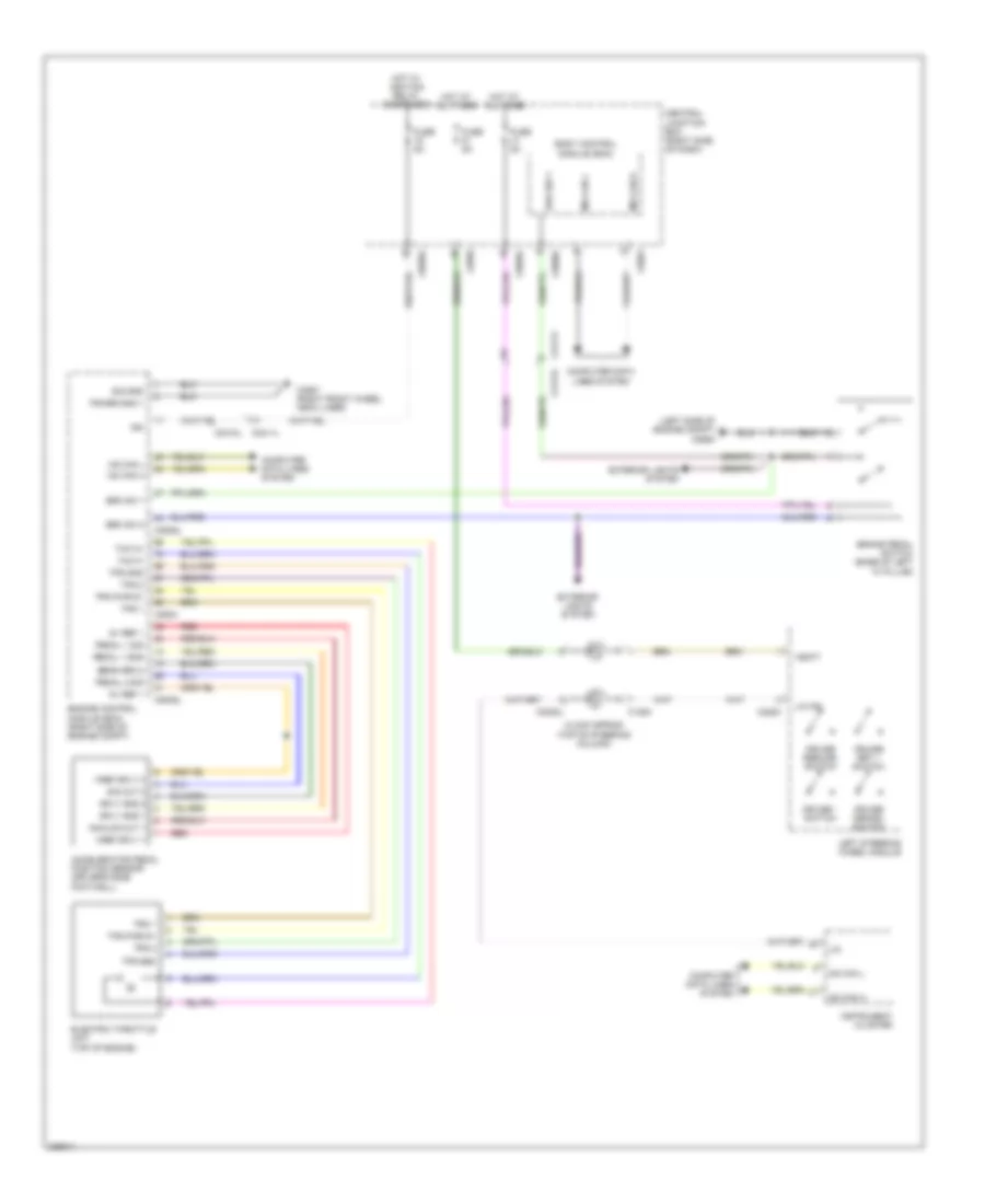 Cruise Control Wiring Diagram for Land Rover Discovery 4 HSE 2010