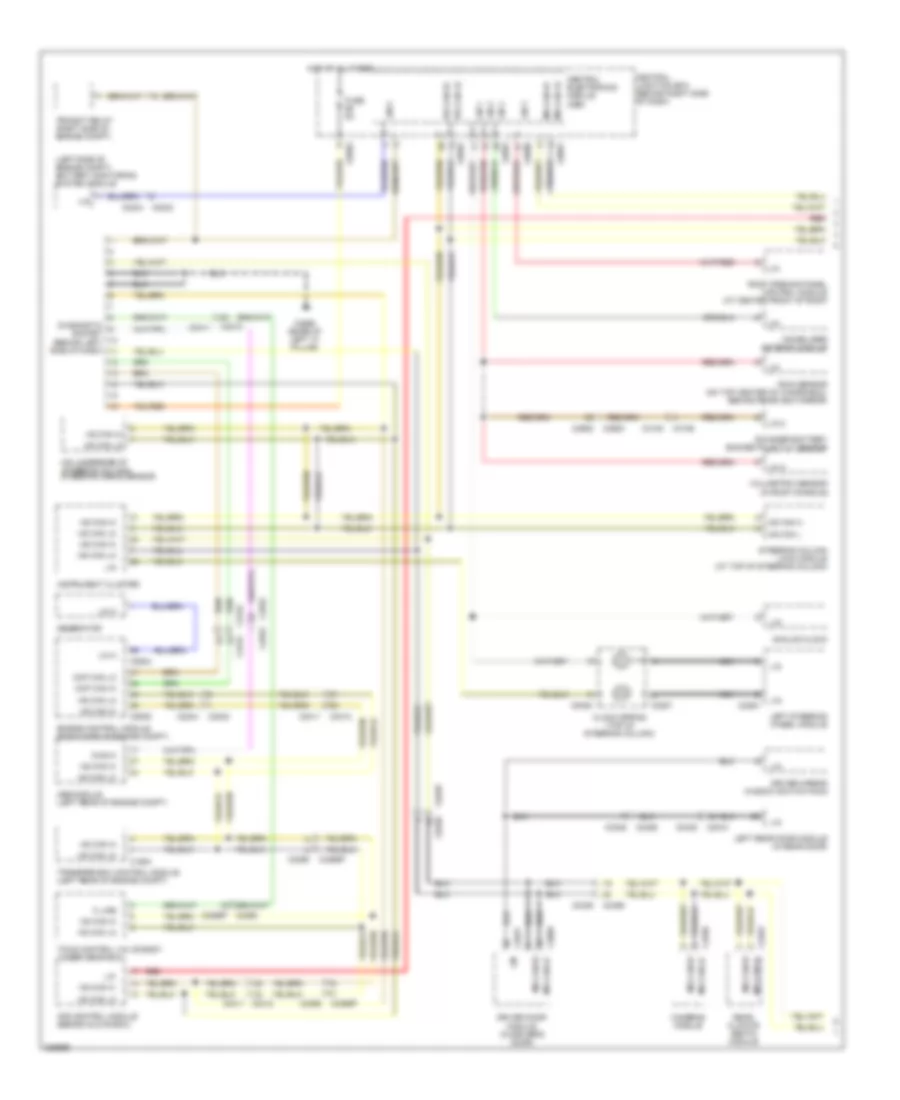 Diagnostic Socket Wiring Diagram 1 of 2 for Land Rover Range Rover HSE 2010