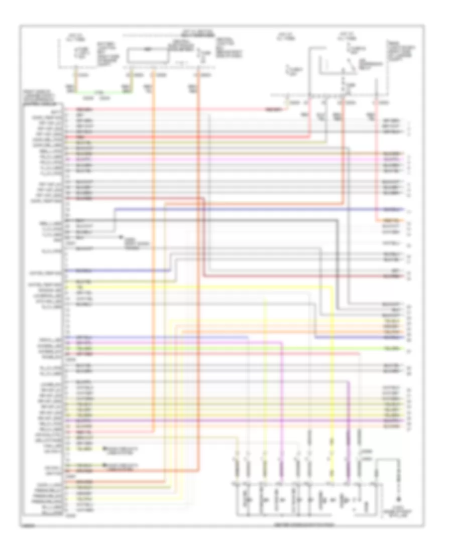 Air Suspension Wiring Diagram 1 of 2 for Land Rover Range Rover HSE 2010
