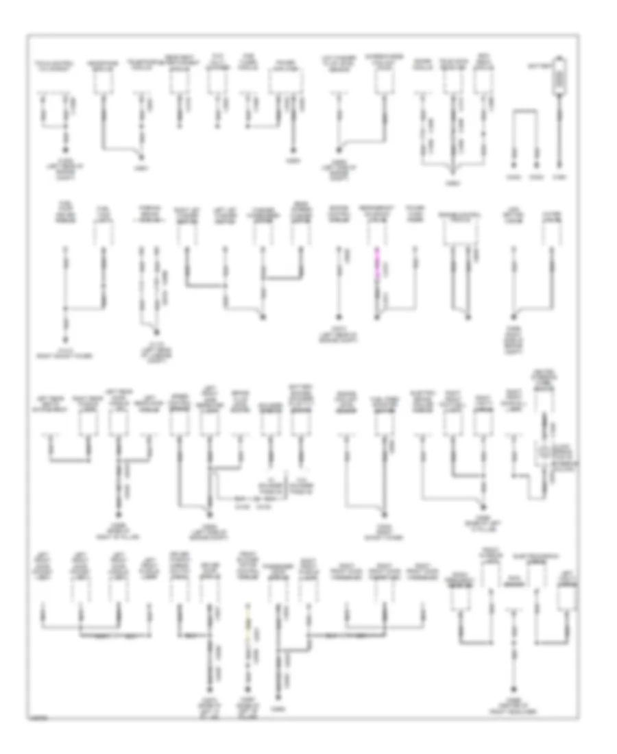 Ground Distribution Wiring Diagram 1 of 4 for Land Rover Range Rover HSE 2010