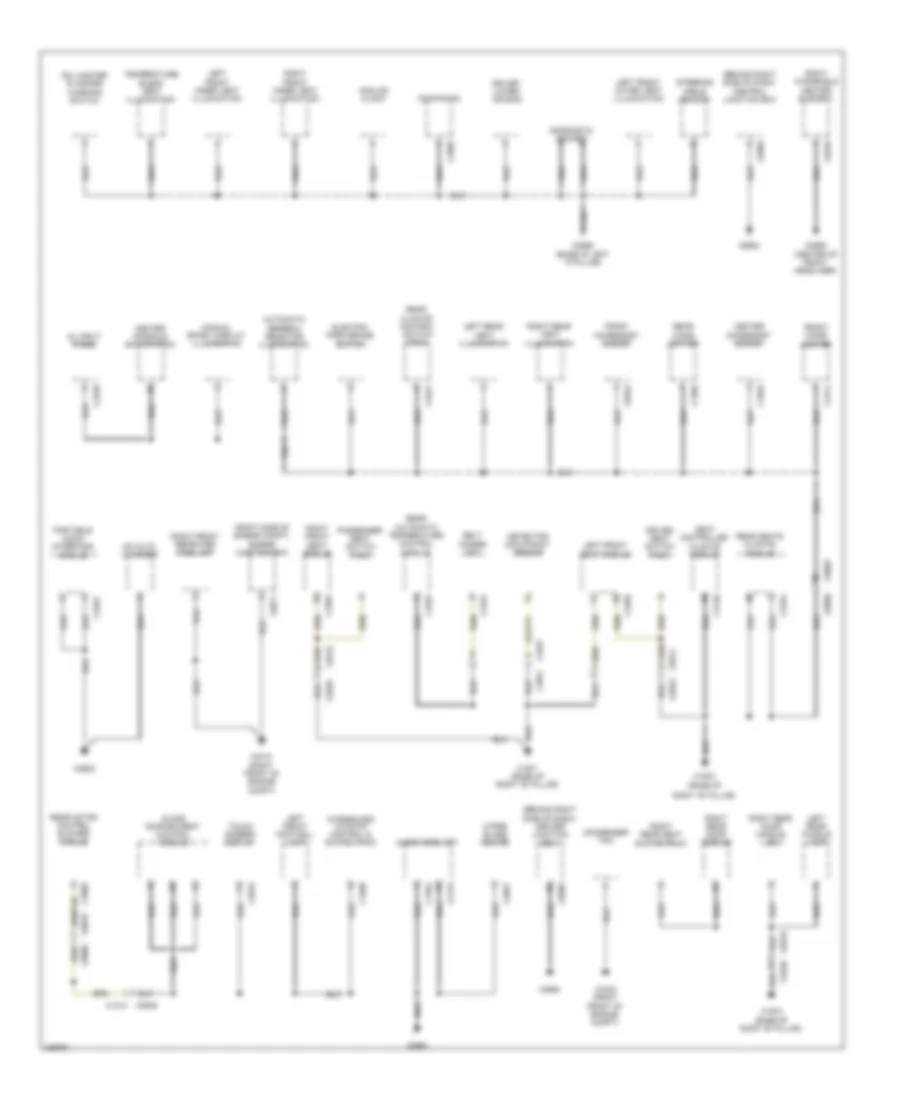 Ground Distribution Wiring Diagram (2 of 4) for Land Rover Range Rover HSE 2010