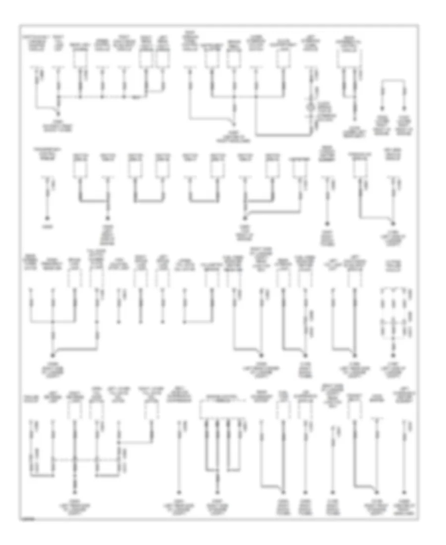 Ground Distribution Wiring Diagram 3 of 4 for Land Rover Range Rover HSE 2010