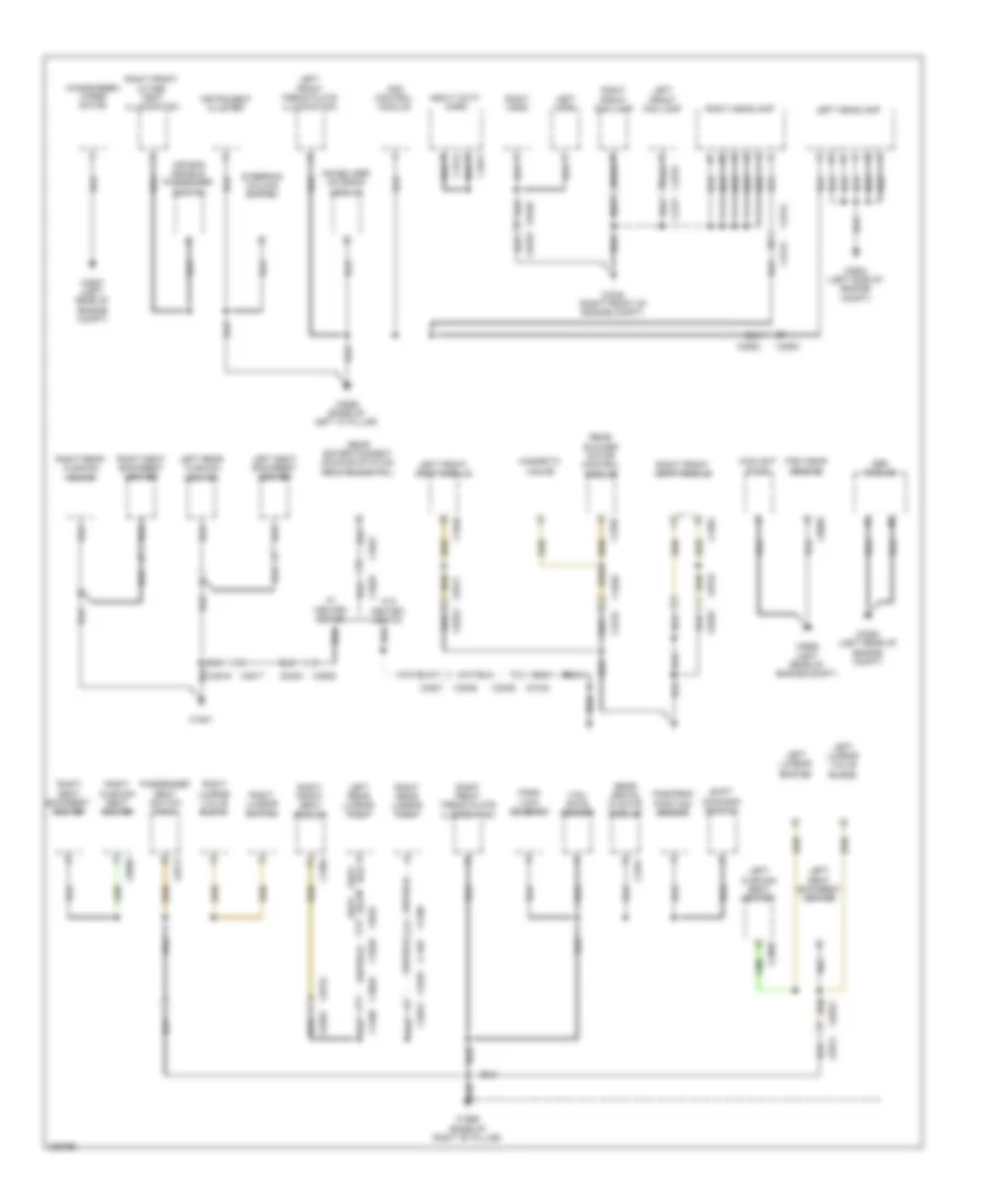 Ground Distribution Wiring Diagram (4 of 4) for Land Rover Range Rover HSE 2010