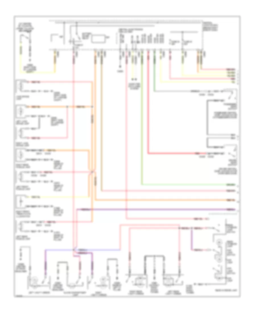 Courtesy Lamps Wiring Diagram 1 of 2 for Land Rover Range Rover HSE 2010