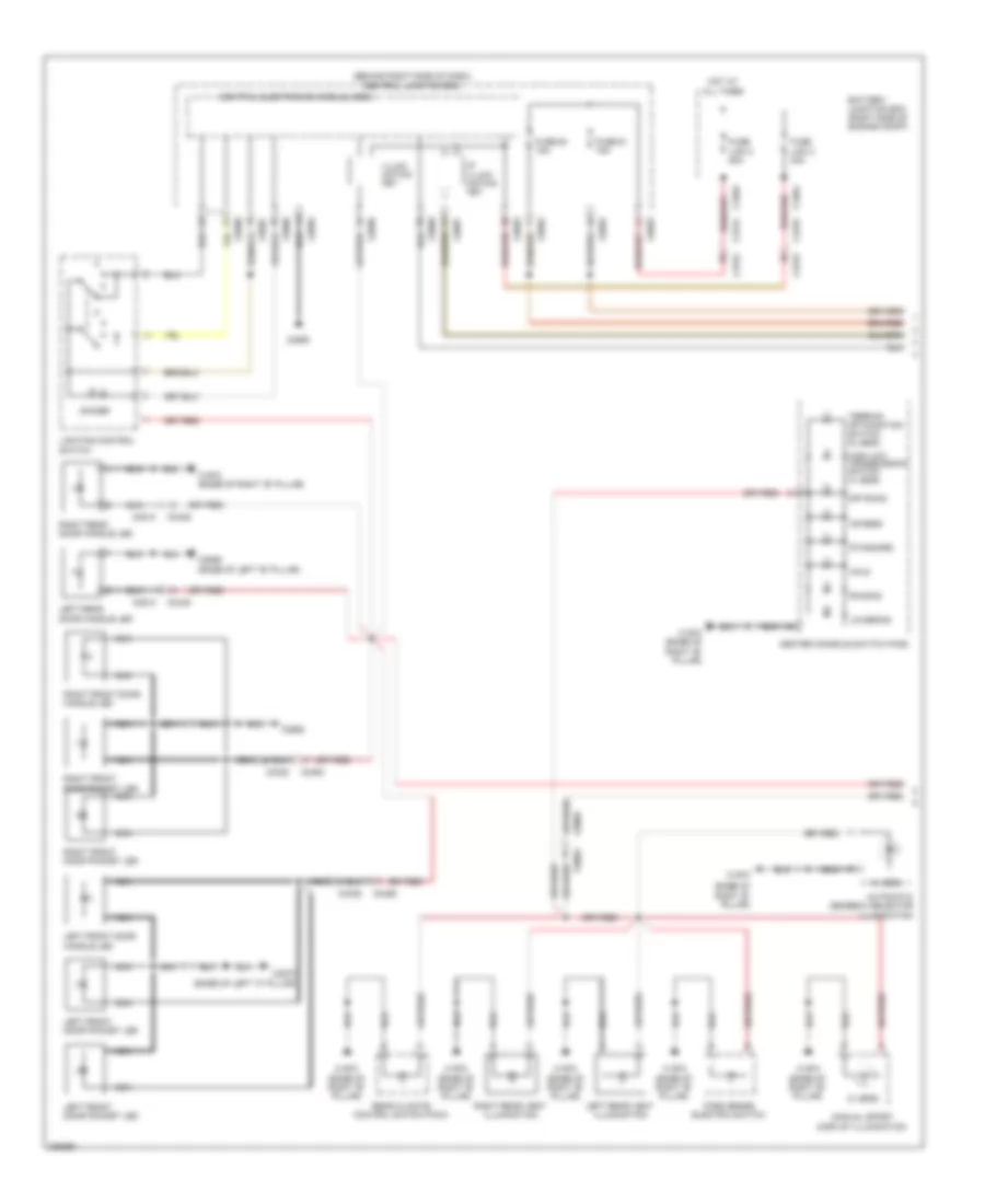 Instrument Illumination Wiring Diagram 1 of 2 for Land Rover Range Rover HSE 2010