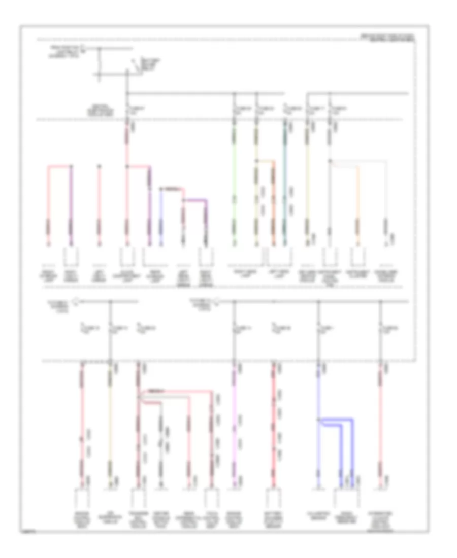 Power Distribution Wiring Diagram 2 of 6 for Land Rover Range Rover HSE 2010