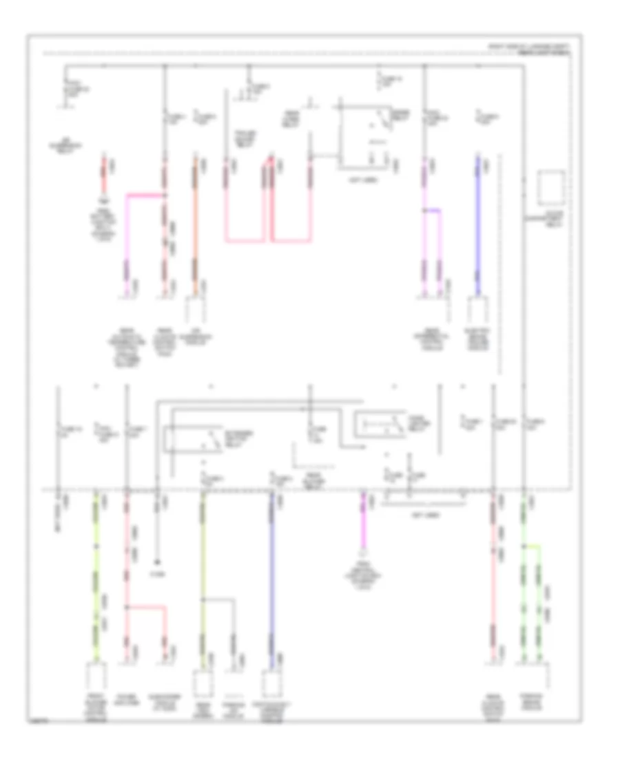 Power Distribution Wiring Diagram 5 of 6 for Land Rover Range Rover HSE 2010