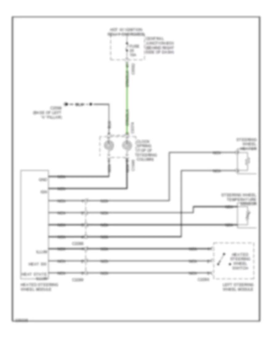 Heated Steering Wheel Wiring Diagram for Land Rover Range Rover HSE 2010
