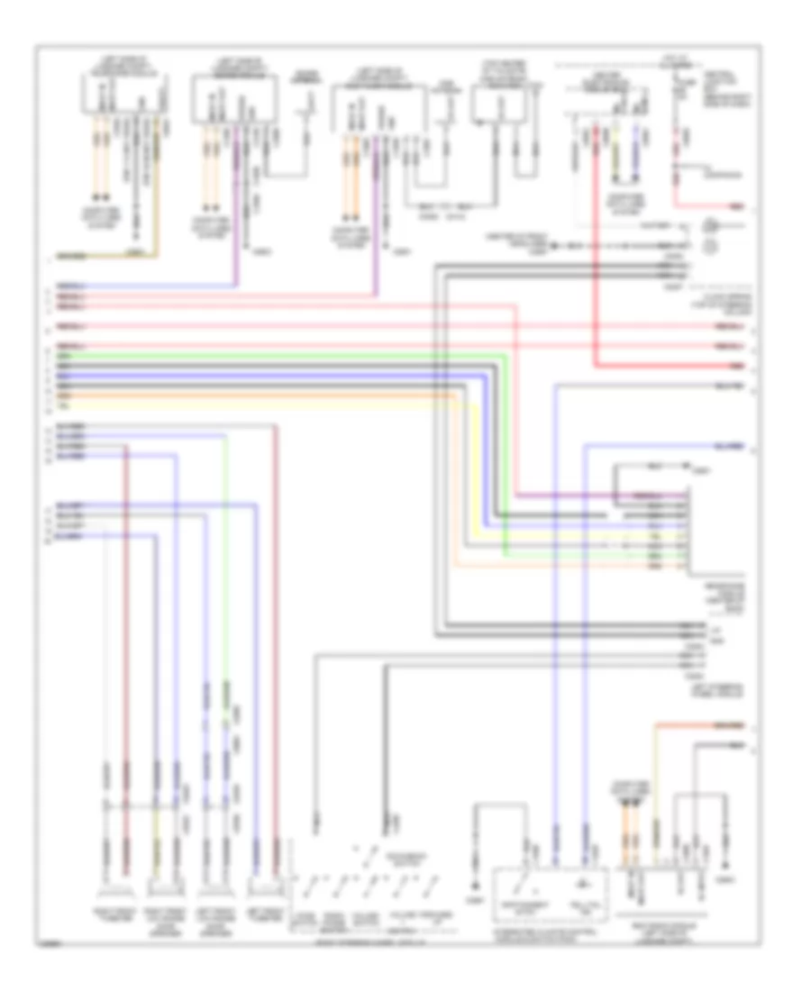 Radio Wiring Diagram, High Line (2 of 3) for Land Rover Range Rover HSE 2010