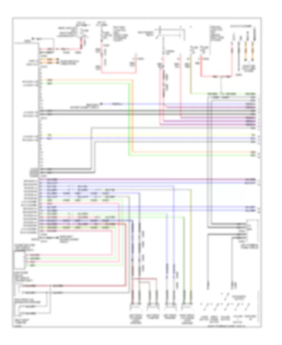 Radio Wiring Diagram Low Line 1 of 3 for Land Rover Range Rover HSE 2010