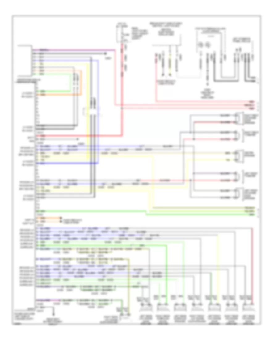 Radio Wiring Diagram Midline 1 of 3 for Land Rover Range Rover HSE 2010
