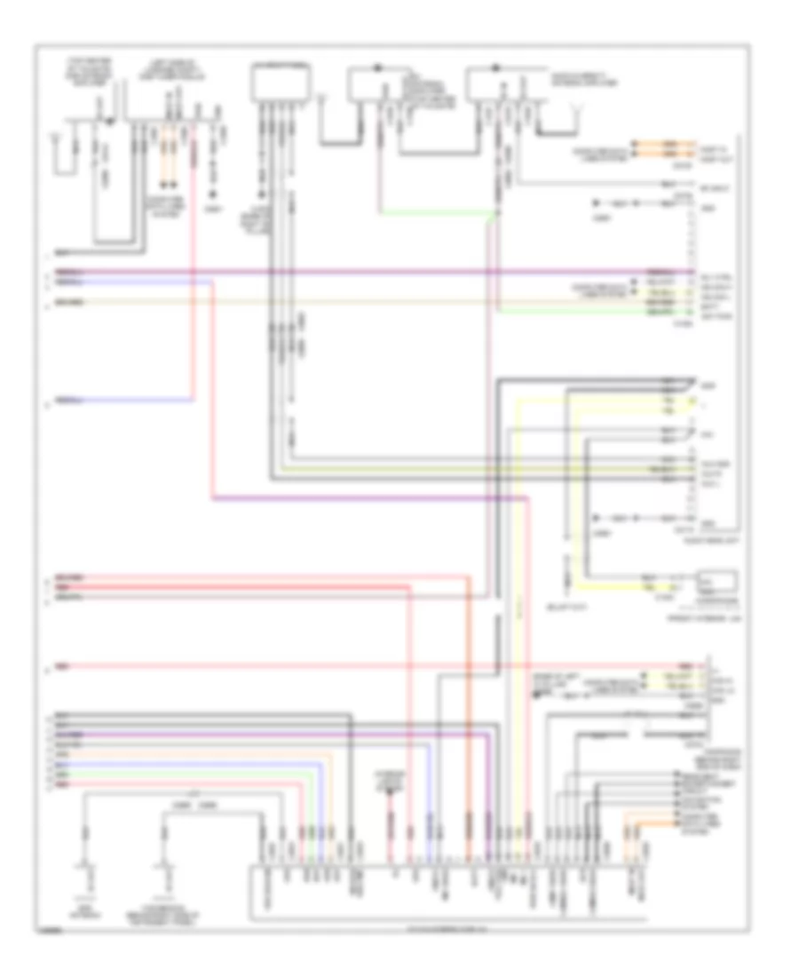 Radio Wiring Diagram, Midline (3 of 3) for Land Rover Range Rover HSE 2010