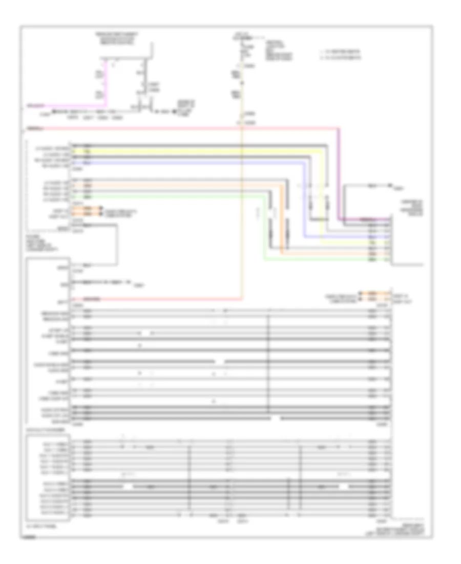 Rear Seat Entertainment Wiring Diagram, Midline (2 of 2) for Land Rover Range Rover HSE 2010