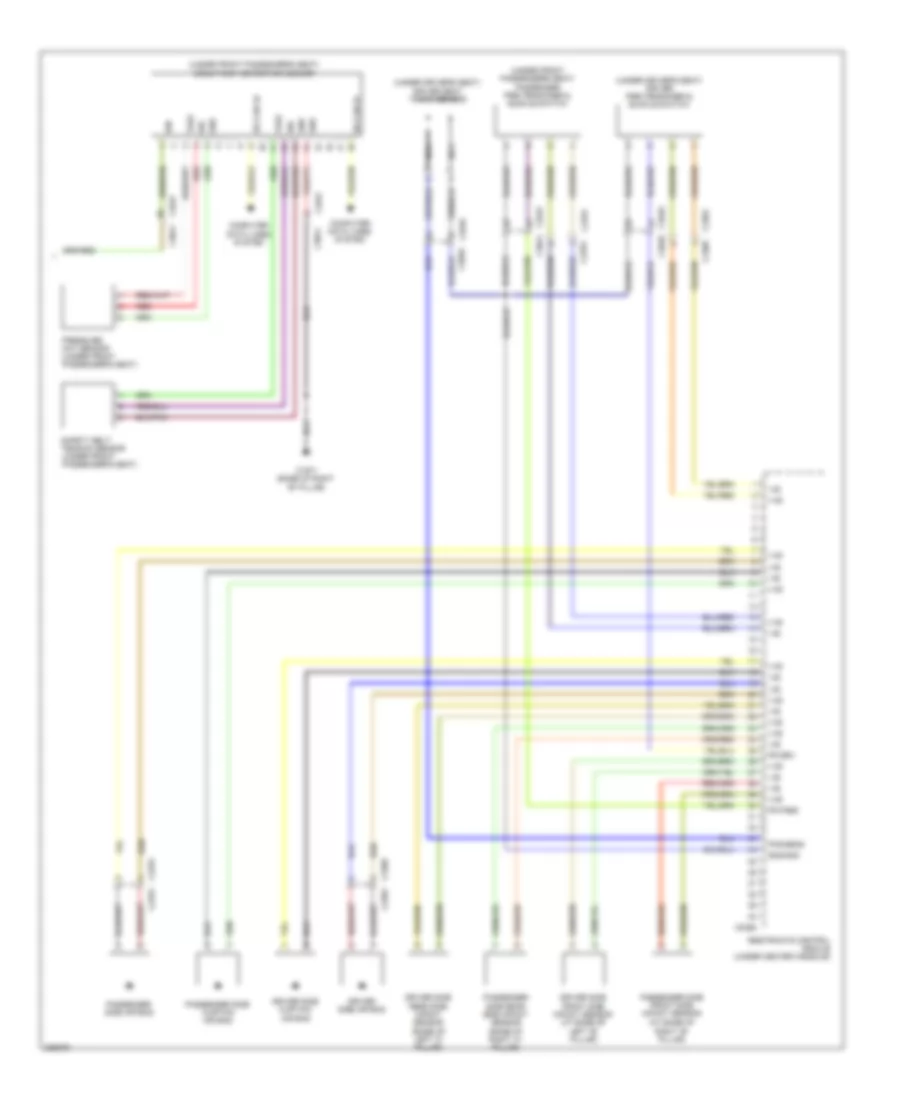 Supplemental Restraints Wiring Diagram 2 of 2 for Land Rover Range Rover HSE 2010
