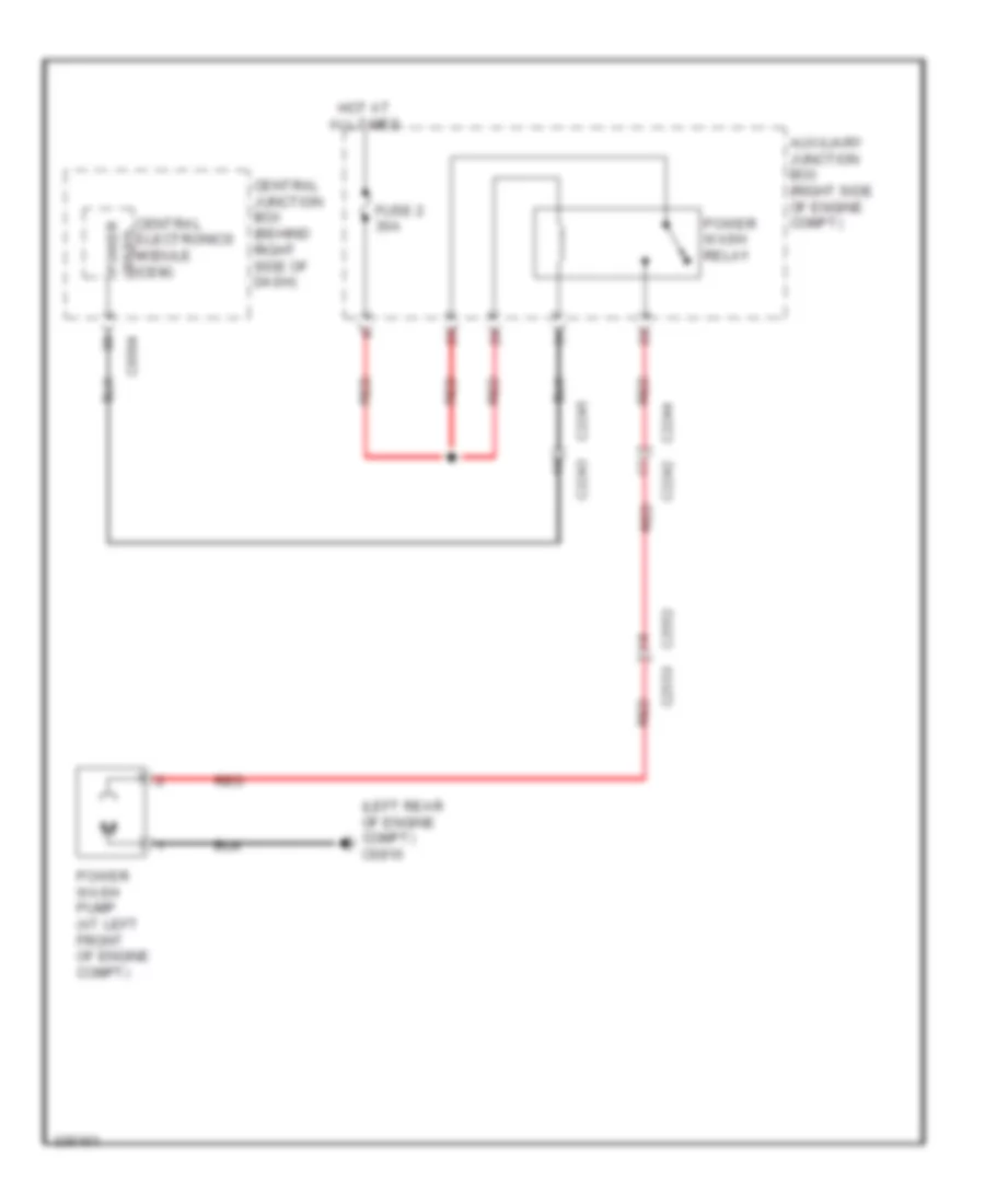 Power Wash Wiring Diagram for Land Rover Range Rover HSE 2010