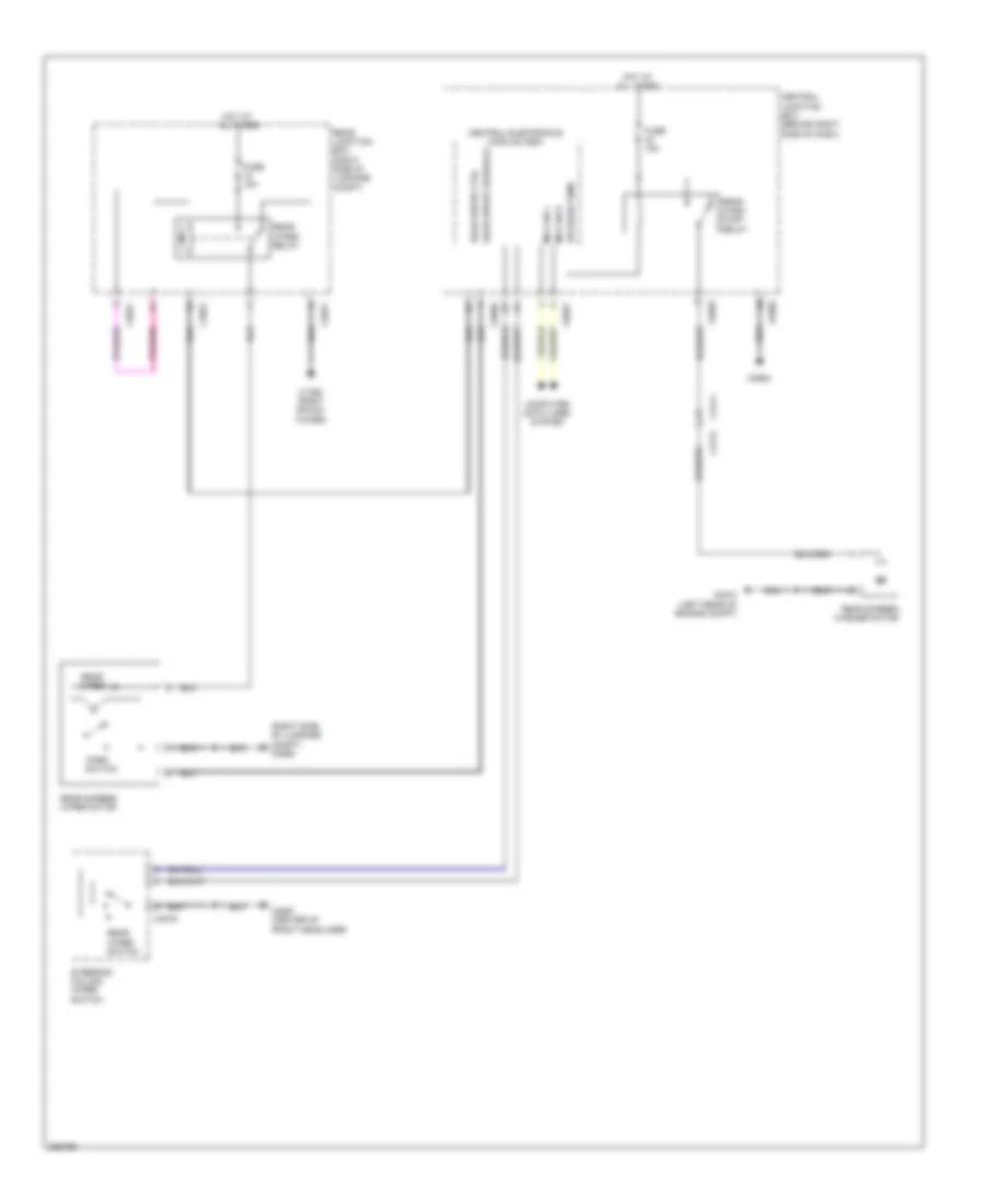 Rear WiperWasher Wiring Diagram for Land Rover Range Rover HSE 2010