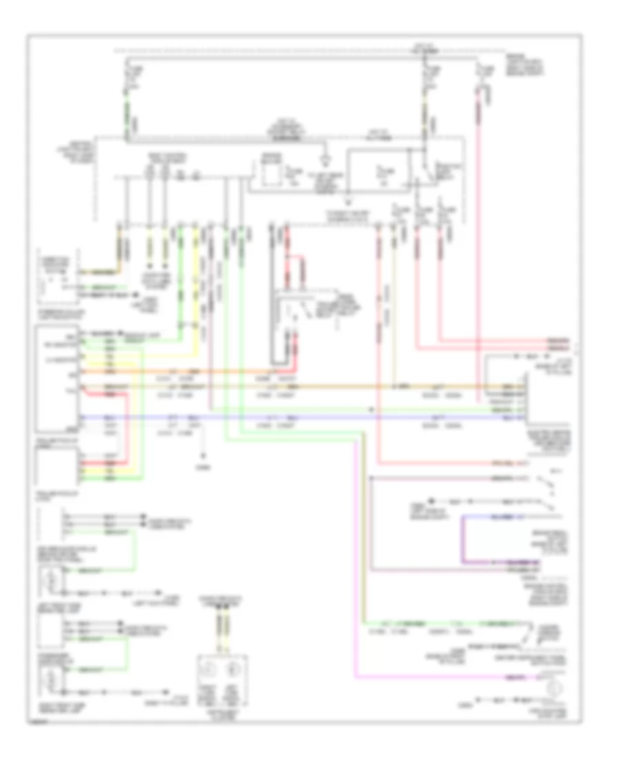 Exterior Lamps Wiring Diagram 1 of 2 for Land Rover Range Rover Sport HSE 2010