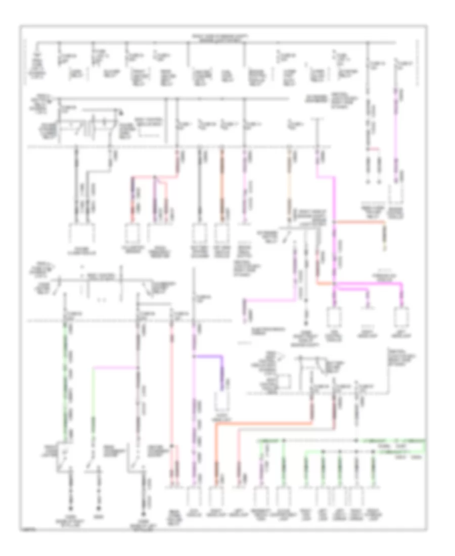 Power Distribution Wiring Diagram (3 of 3) for Land Rover Range Rover Sport HSE 2010