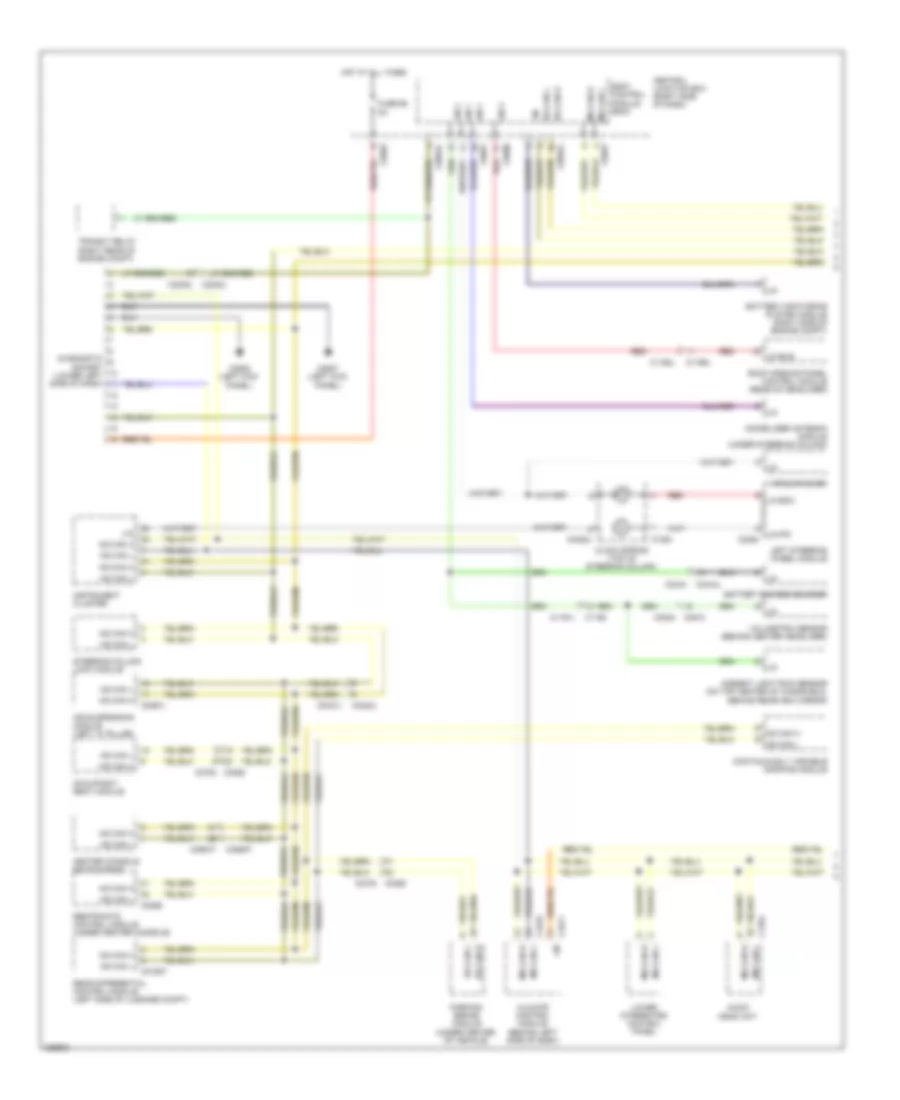 Diagnostic Socket Wiring Diagram 1 of 2 for Land Rover Range Rover Sport Supercharged 2010