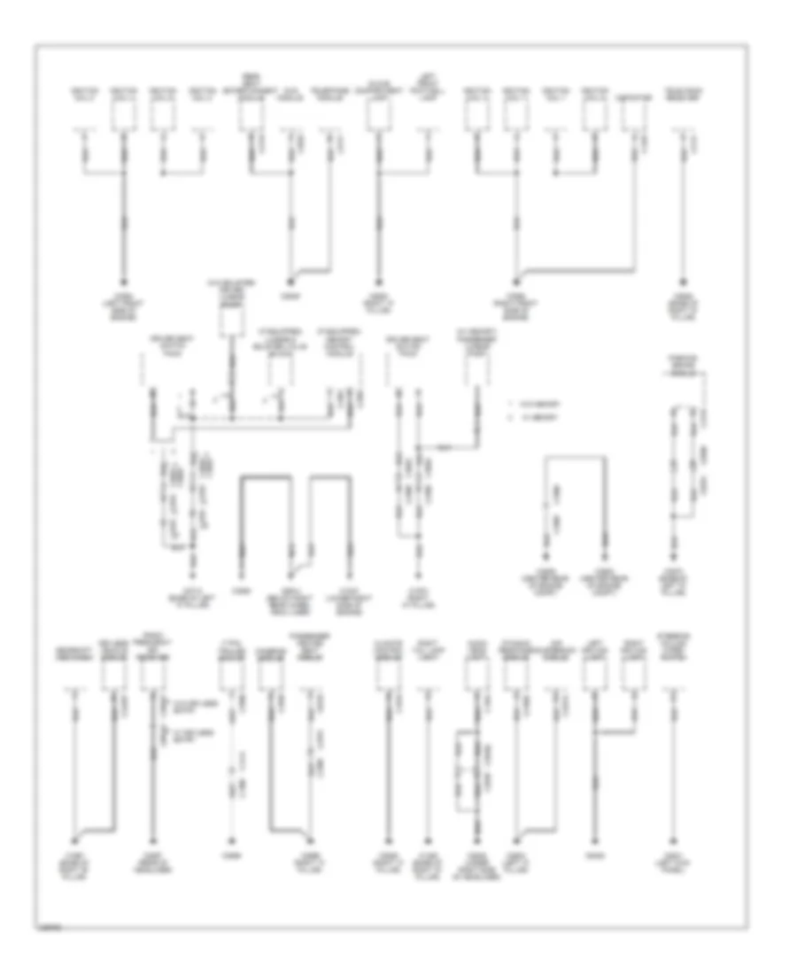 Ground Distribution Wiring Diagram (4 of 4) for Land Rover Range Rover Sport Supercharged 2010