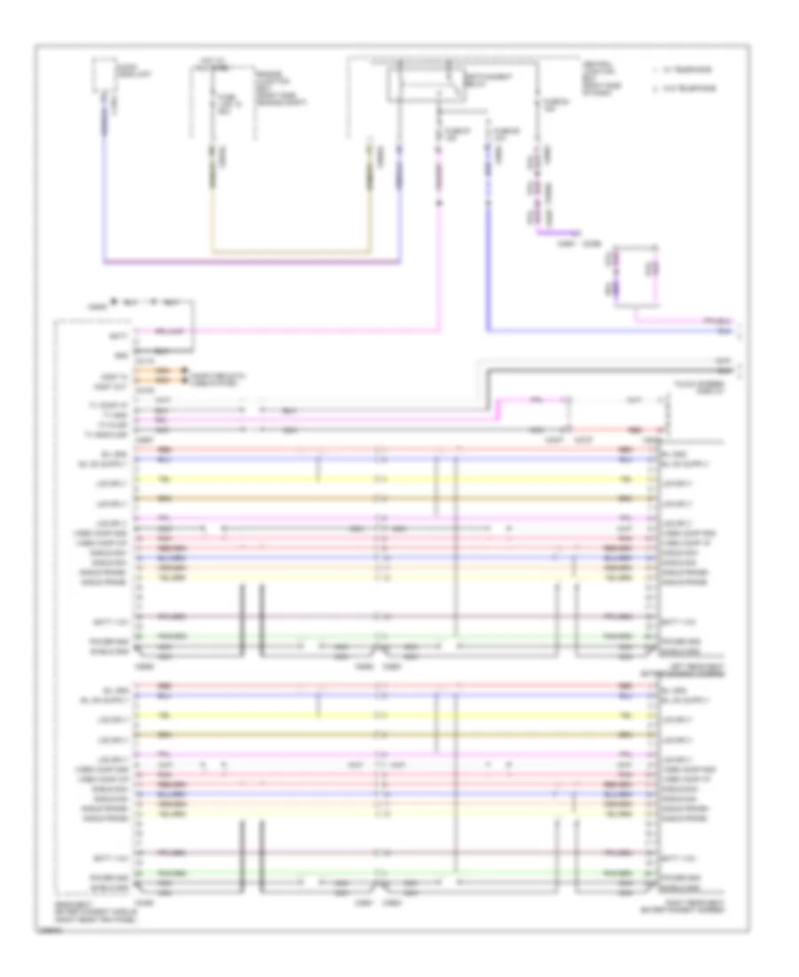 Rear Seat Entertainment Wiring Diagram 1 of 2 for Land Rover Range Rover Sport Supercharged 2010
