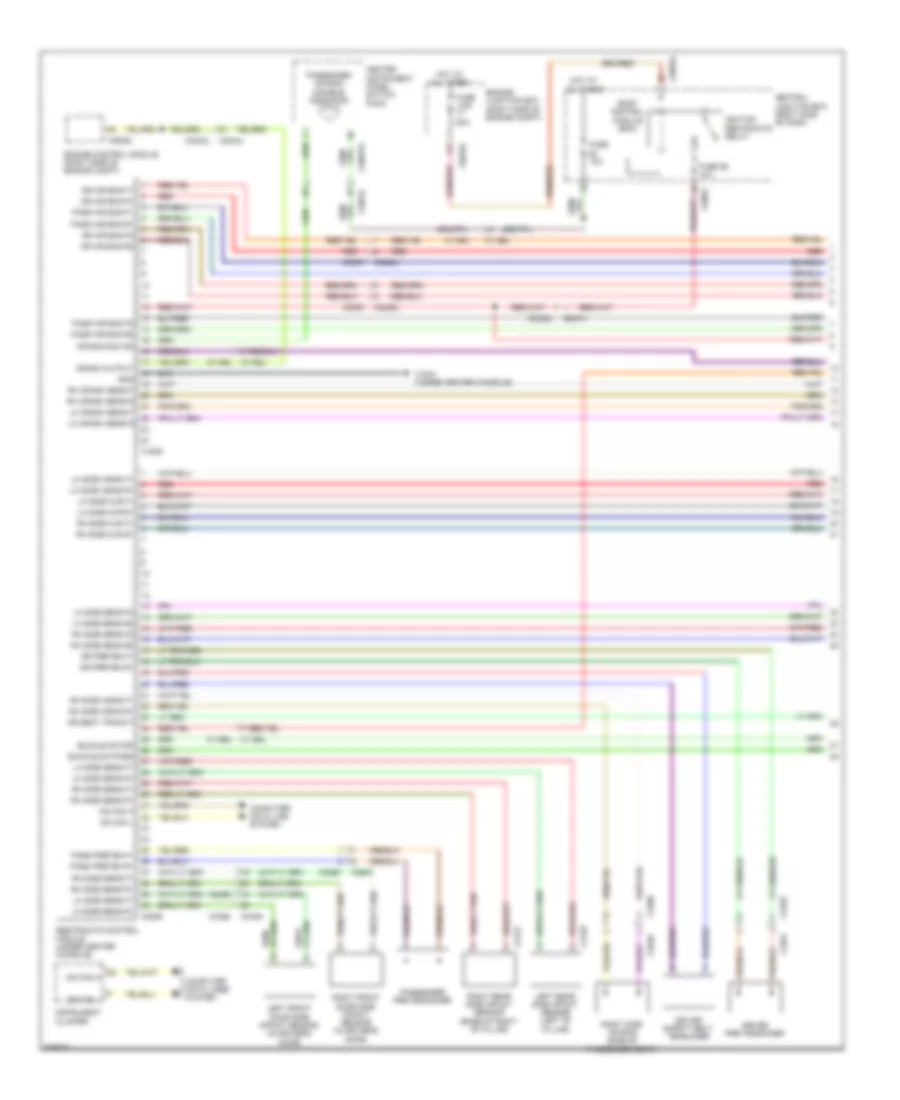 Supplemental Restraints Wiring Diagram 1 of 2 for Land Rover Range Rover Sport Supercharged 2010