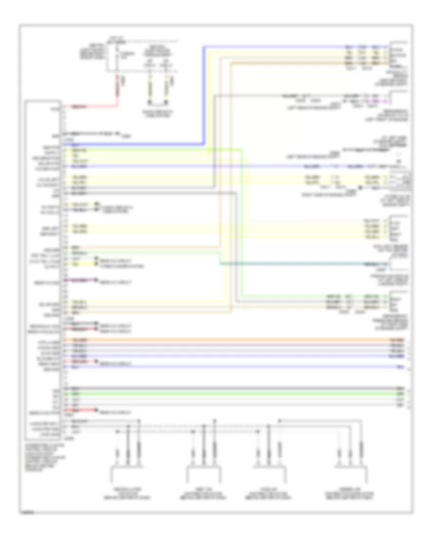 Электросхема кондиционера (1 из 2) для Land Rover Range Rover Supercharged 2010