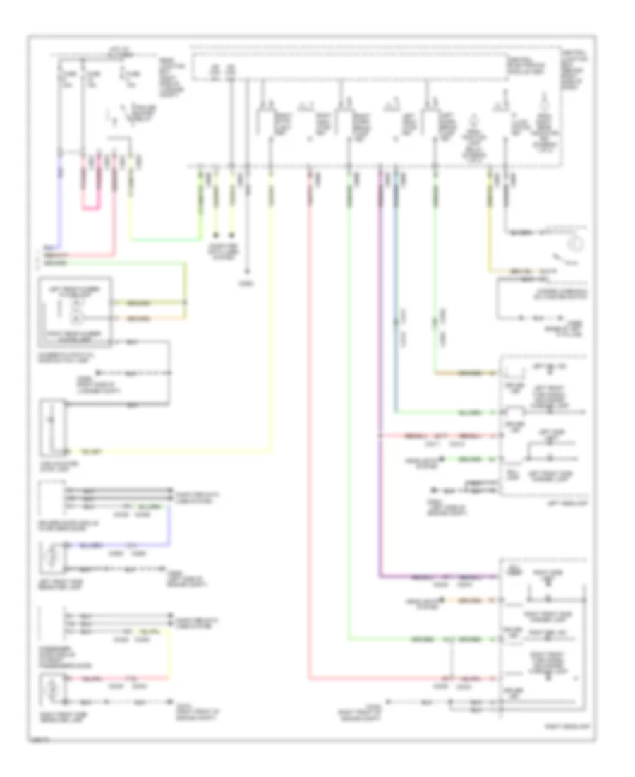 Exterior Lamps Wiring Diagram 2 of 2 for Land Rover Range Rover Supercharged 2010