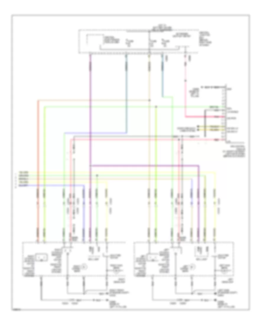 Headlights Wiring Diagram 2 of 2 for Land Rover Range Rover Supercharged 2010