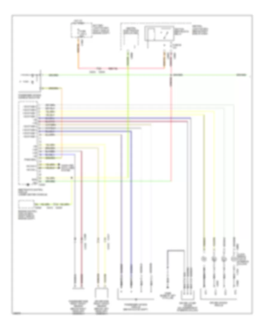 Supplemental Restraints Wiring Diagram 1 of 2 for Land Rover Range Rover Supercharged 2010