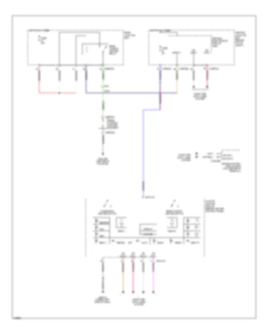 Rear Defogger Wiring Diagram for Land Rover Discovery 2 2011