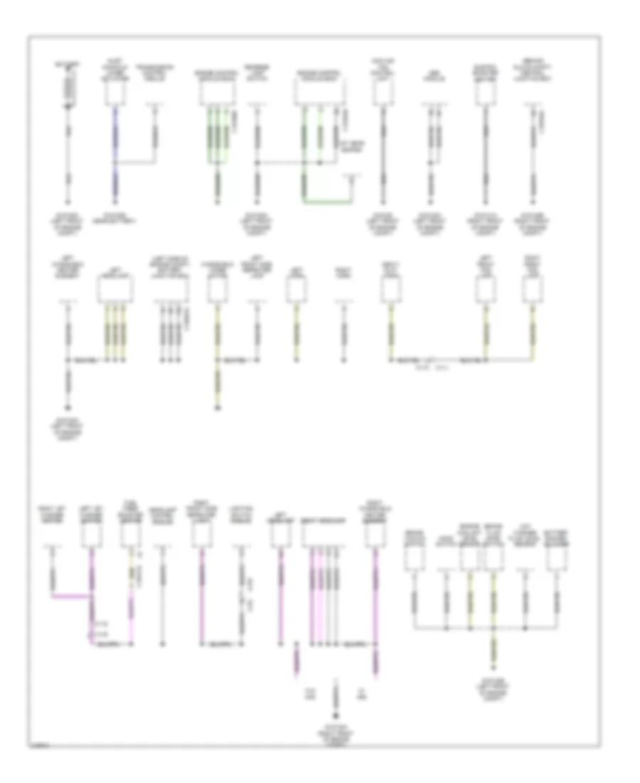 Ground Distribution Wiring Diagram 1 of 4 for Land Rover Discovery 2 2011