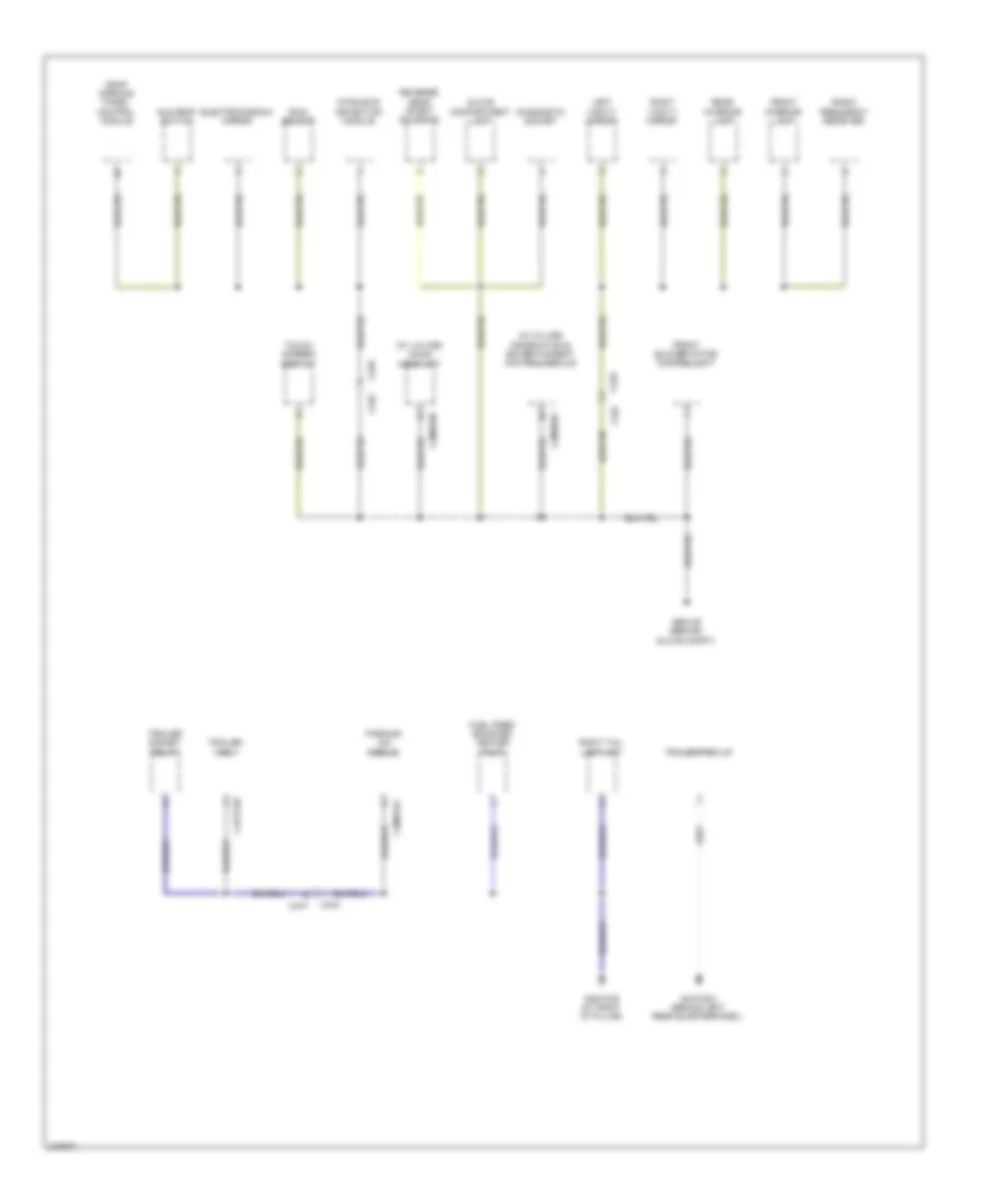 Ground Distribution Wiring Diagram 4 of 4 for Land Rover Discovery 2 2011
