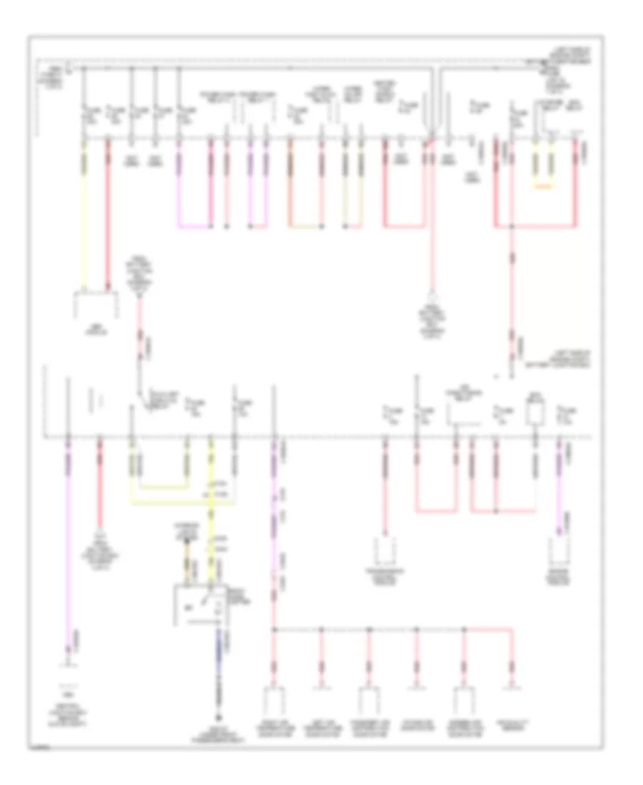 Power Distribution Wiring Diagram (4 of 4) for Land Rover Discovery 2 2011