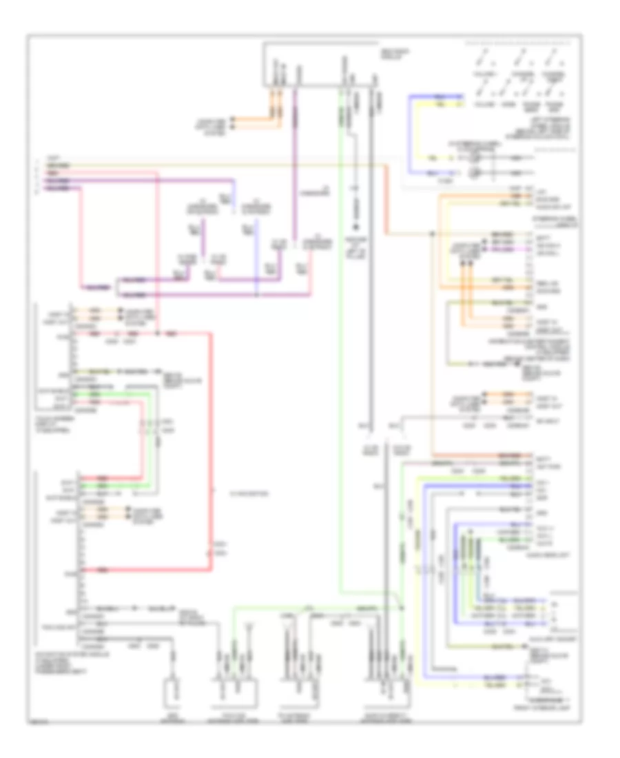 Radio Wiring Diagram, High Line (3 of 3) for Land Rover Discovery 2 2011