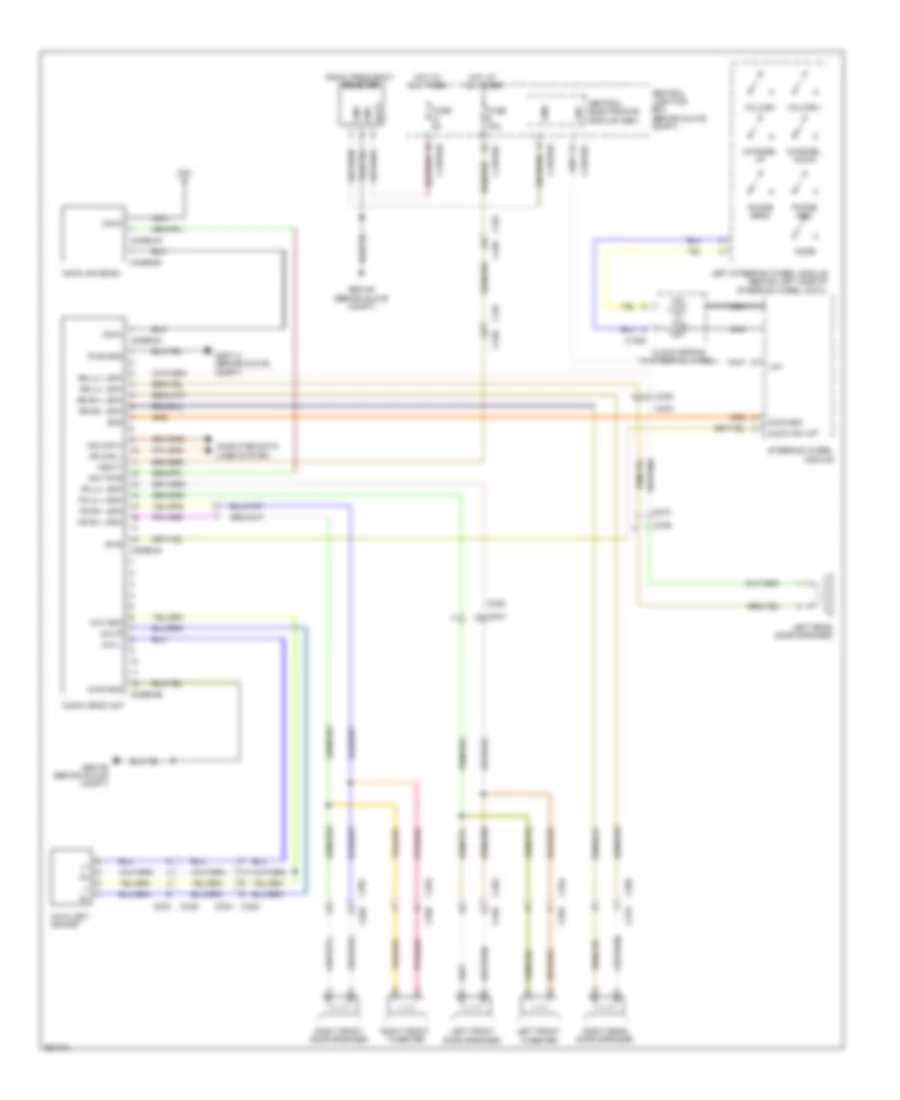 Radio Wiring Diagram Low Line for Land Rover Discovery 2 2011