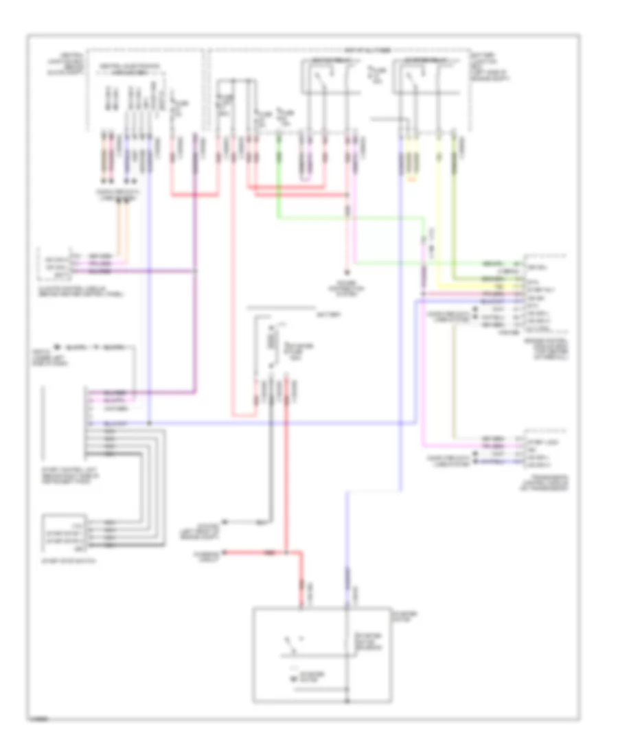Starting Wiring Diagram for Land Rover Discovery 2 2011