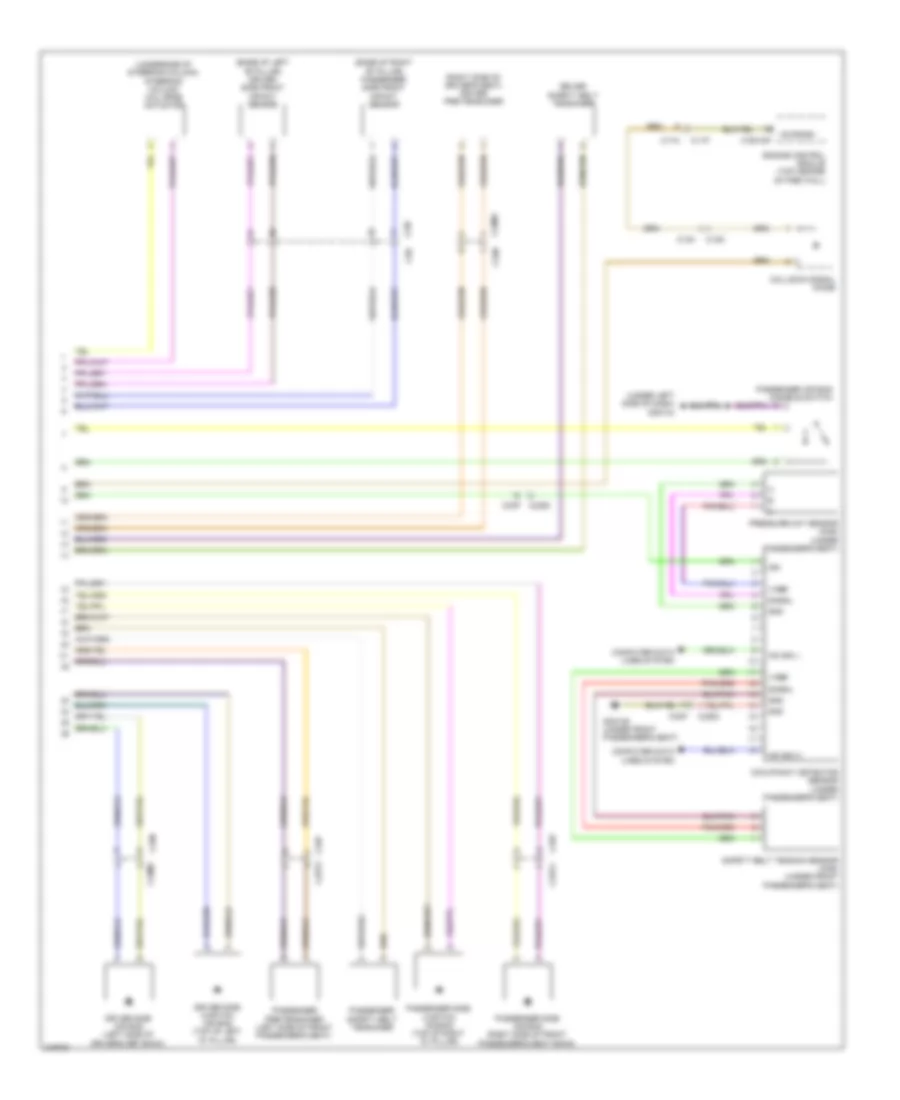 Supplemental Restraints Wiring Diagram (2 of 2) for Land Rover Discovery 2 2011