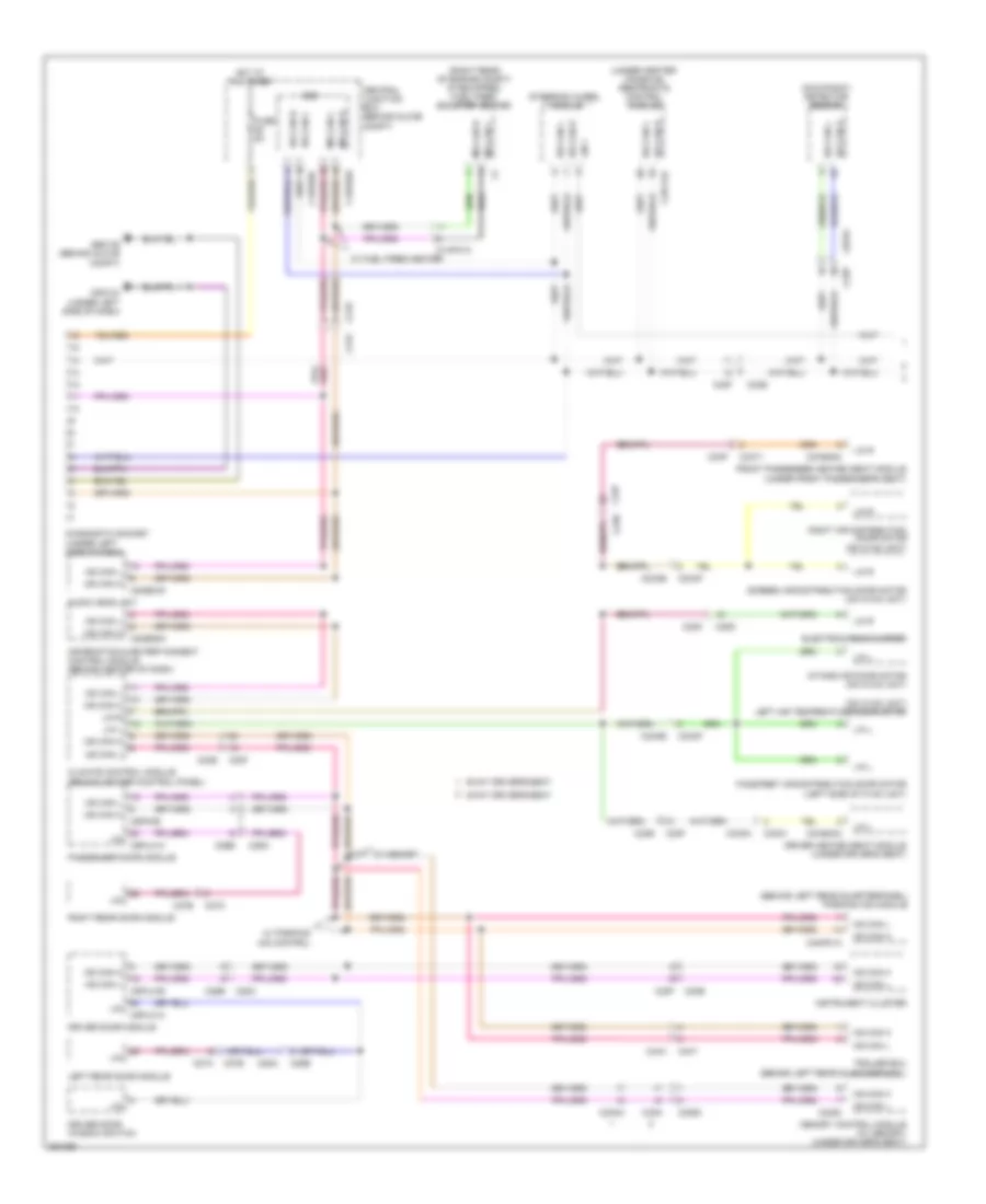 Diagnostic Socket Wiring Diagram 1 of 2 for Land Rover Discovery 2 HSE 2011