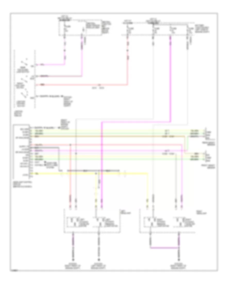Adaptive Front Lighting Wiring Diagram for Land Rover Discovery 2 HSE 2011