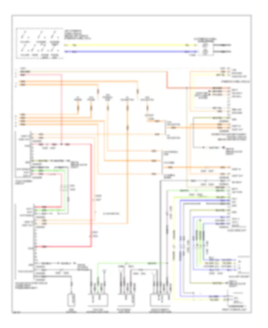 Navigation Wiring Diagram (3 of 3) for Land Rover Discovery 2 HSE 2011